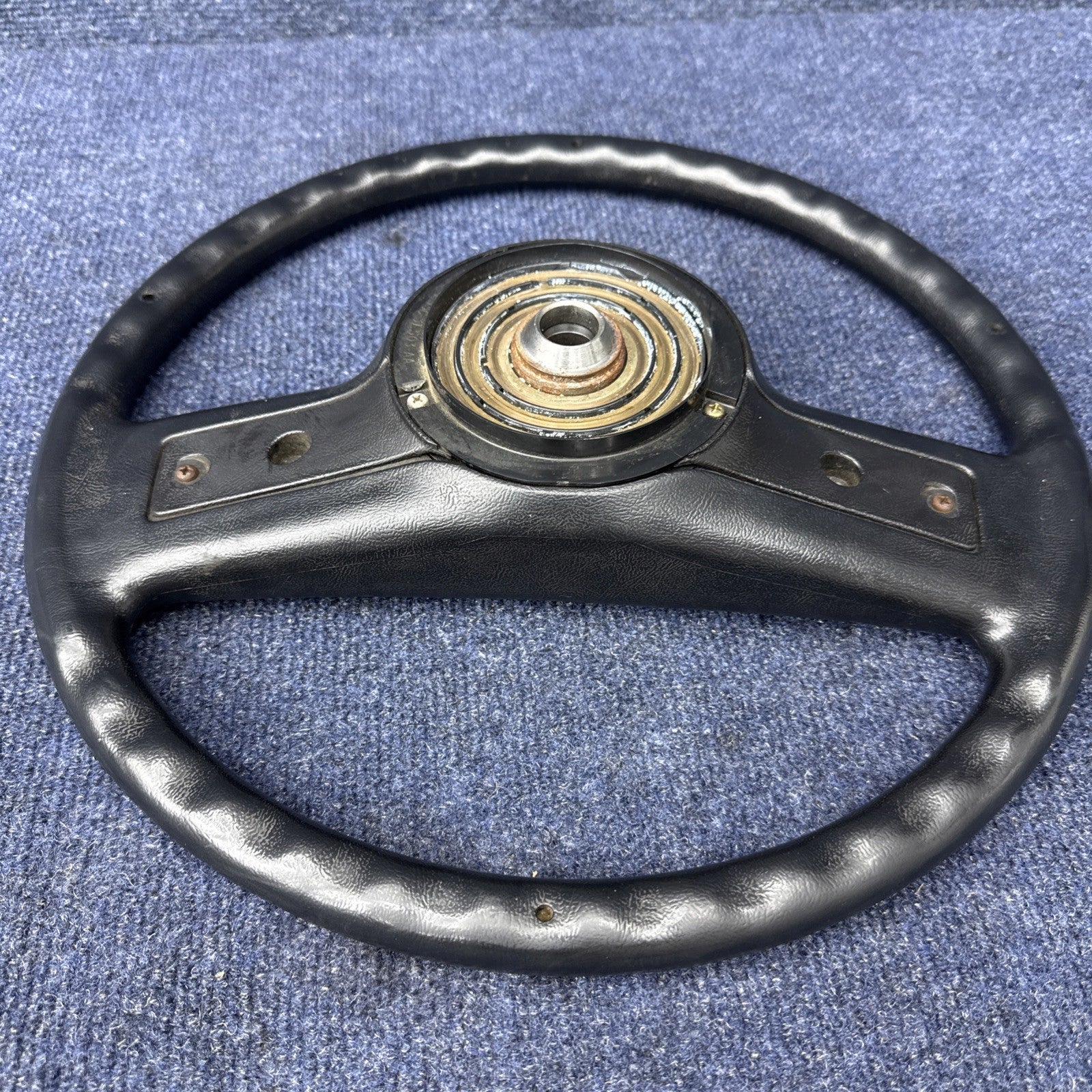 1985  1986 Ford Mustang Steering Wheel 2 Spoke Cruise Control OEM Factory Nice