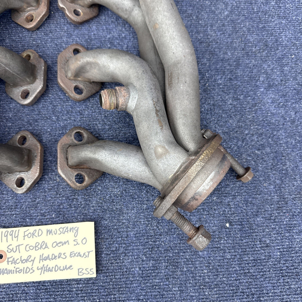 1994 MUSTANG Svt Cobra OEM EXHAUST MANIFOLD HEADER SET Factory Gt 5.0 94-95 302