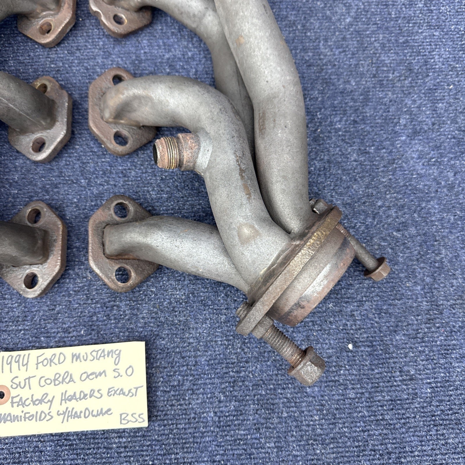 1994 MUSTANG Svt Cobra OEM EXHAUST MANIFOLD HEADER SET Factory Gt 5.0 94-95 302