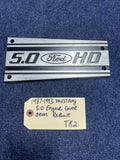 86-87-93 Ford Mustang Factory Upper Intake Manifold Plaque Cover 5.0 V8 OEM GT 