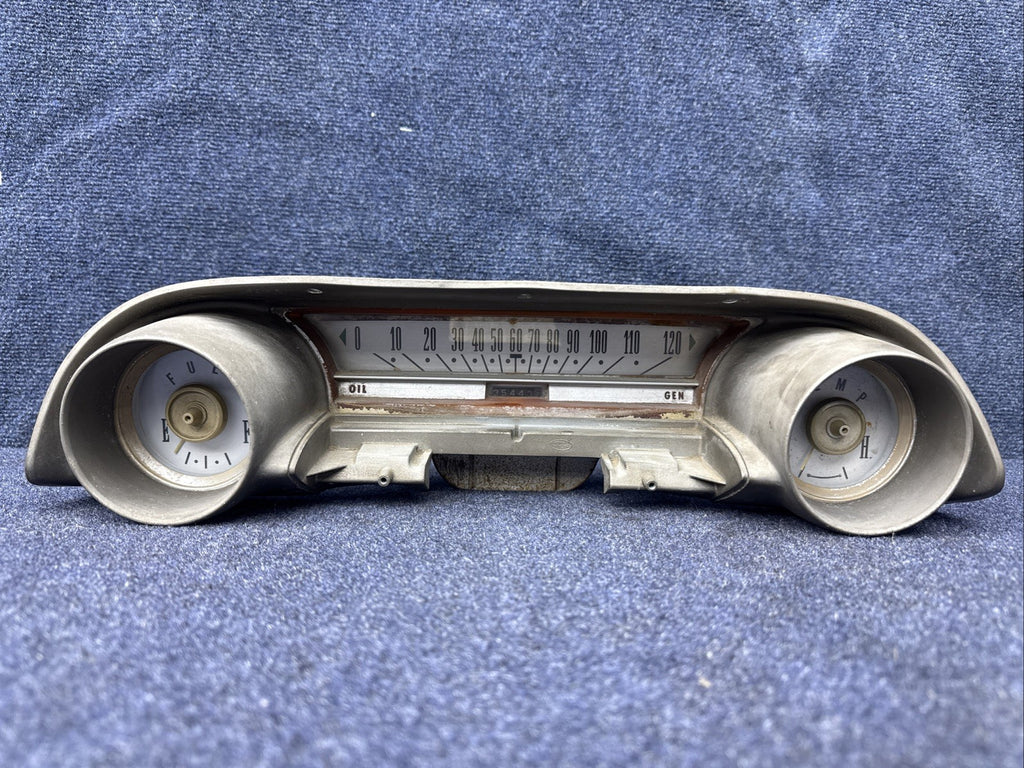 1963 1964 Ford Galaxie 500 Dash Instrument Cluster Speedometer Gauges OEM WHITE
