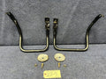 1990-1993 Ford Mustang Rear Seat Mounting Bracket Lower Bottom Cushion Belt Bars
