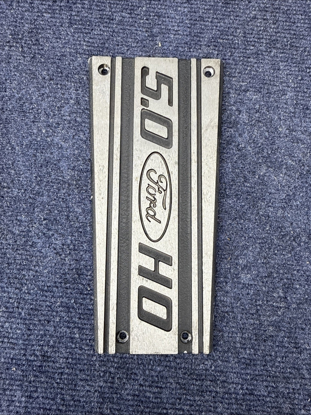 86-87-93 Ford Mustang Factory Upper Intake Manifold Plaque Cover 5.0 V8 OEM GT 