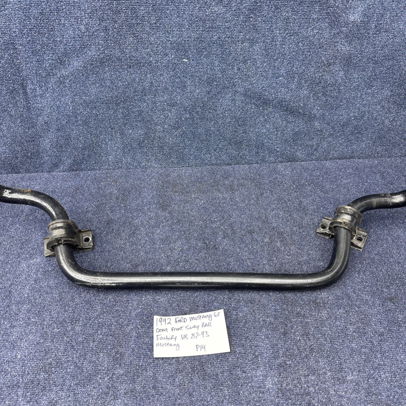 87-93 Ford Mustang Sway Bar Factory V8 Front Steering Suspension OEM Gt Lx 1992