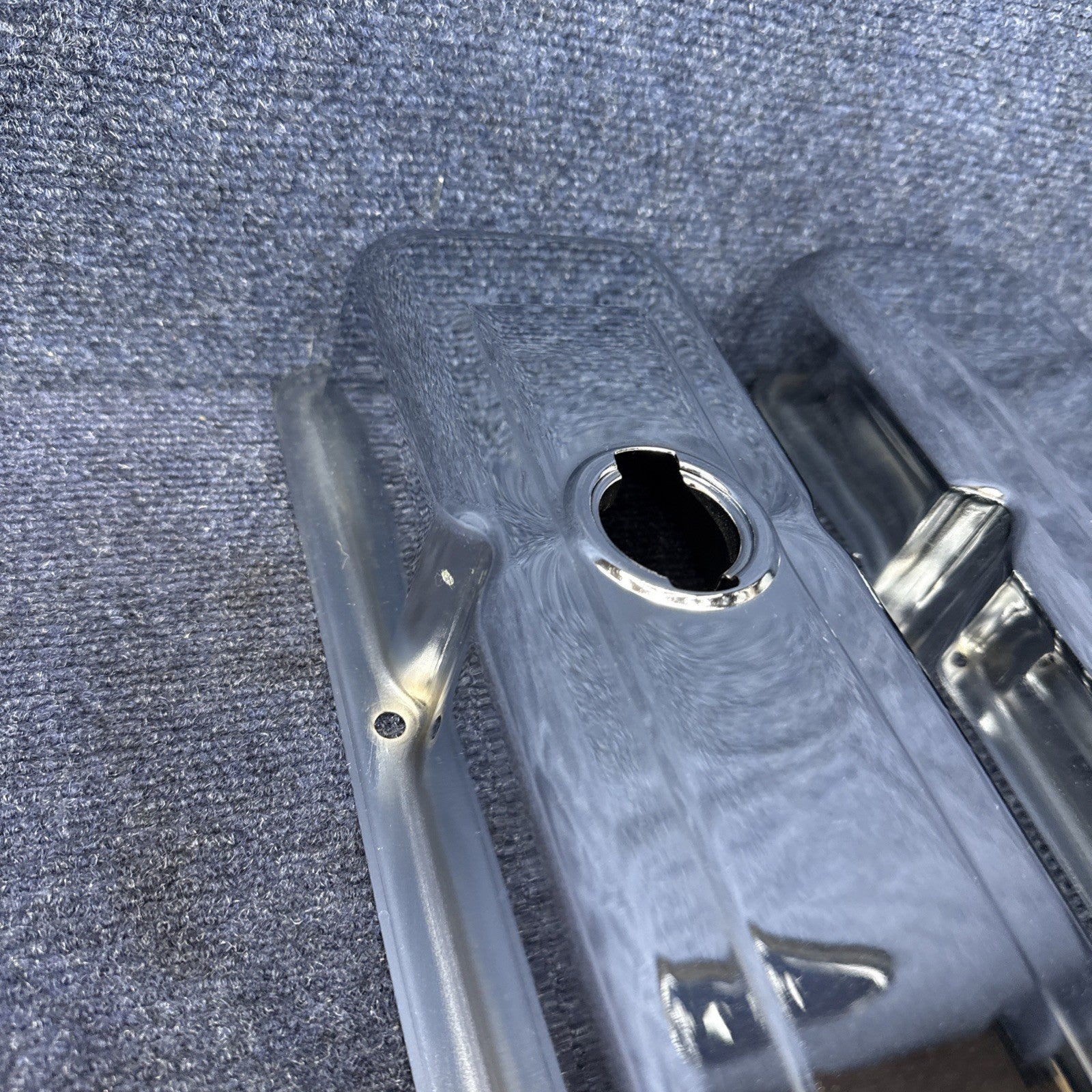 1958-86 CHEVY SMALL BLOCK 283-305-327-350-400 SHORT VALVE COVERS  Chrome Sbc