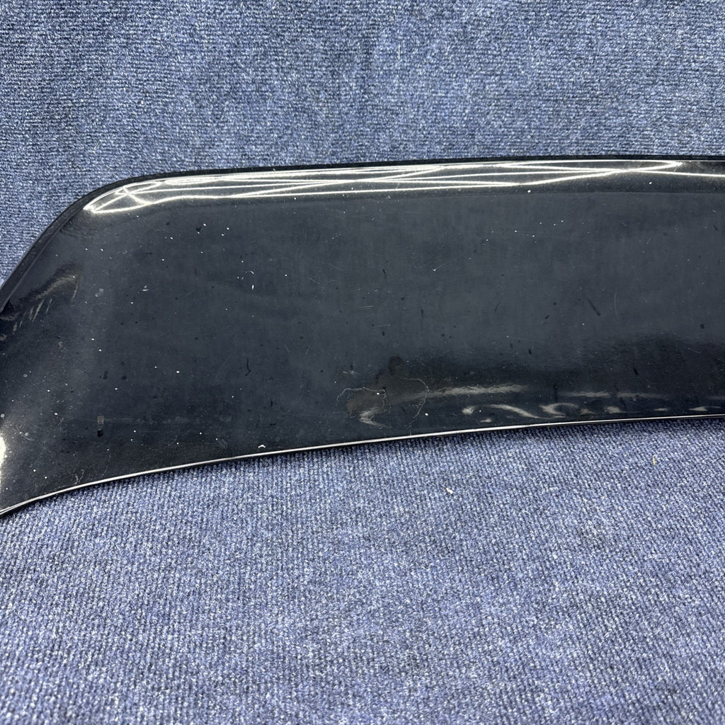 86-93 Ford MUSTANG LX HATCHBACK OEM REAR FIBERGLASS SPOILER W/LIGHT WING Black