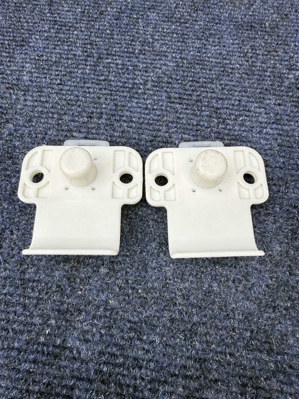 1994-1998 Ford Mustang Lower Rear Seat Retainers Brackets Hardware OEM Factory