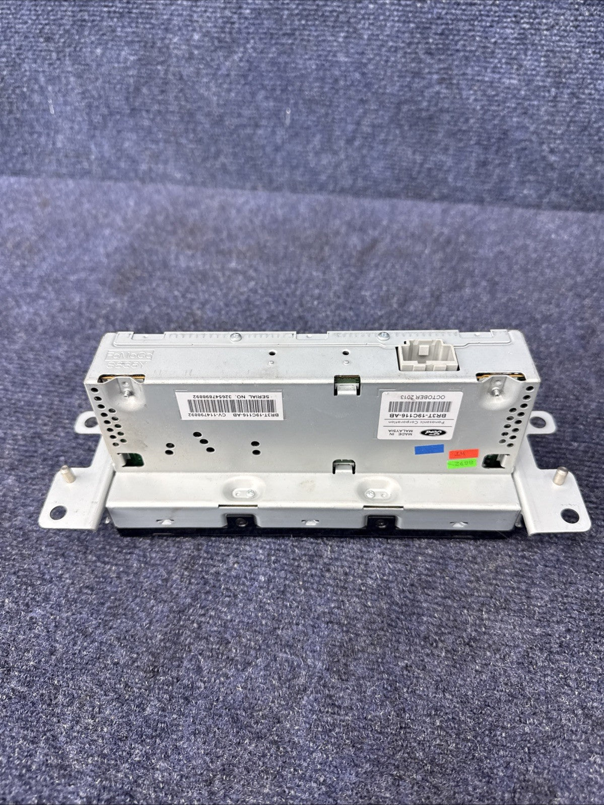 2011–2014 FORD MUSTANG DASH RADIO INFORMATION DISPLAY SCREEN BR3T-19C116-AB OEM