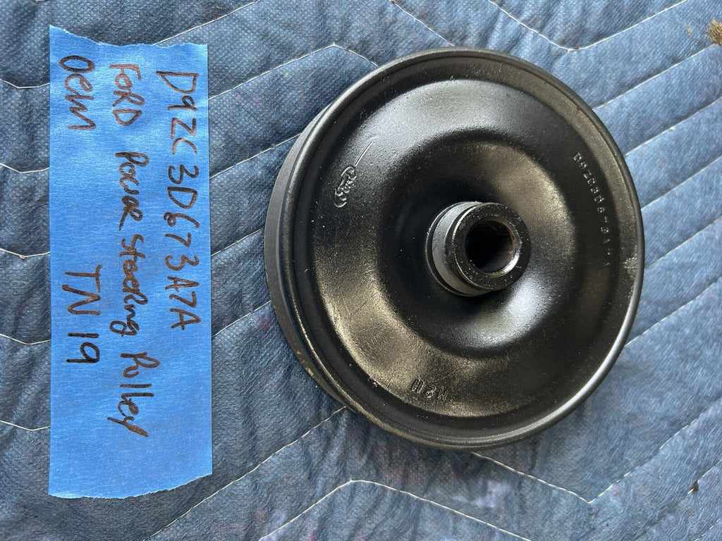 87-93 Ford Mustang Power Steering Pump Pulley Factory Foxbody V8 D9AC-3D673-A3A