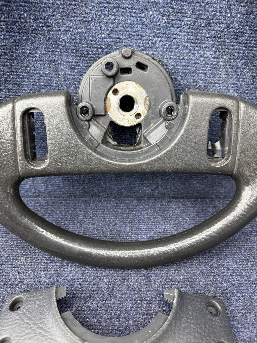 1987-1989 FORD MUSTANG BLACK STEERING WHEEL 87 88 89 OEM GT LX 2 Spoke Factory