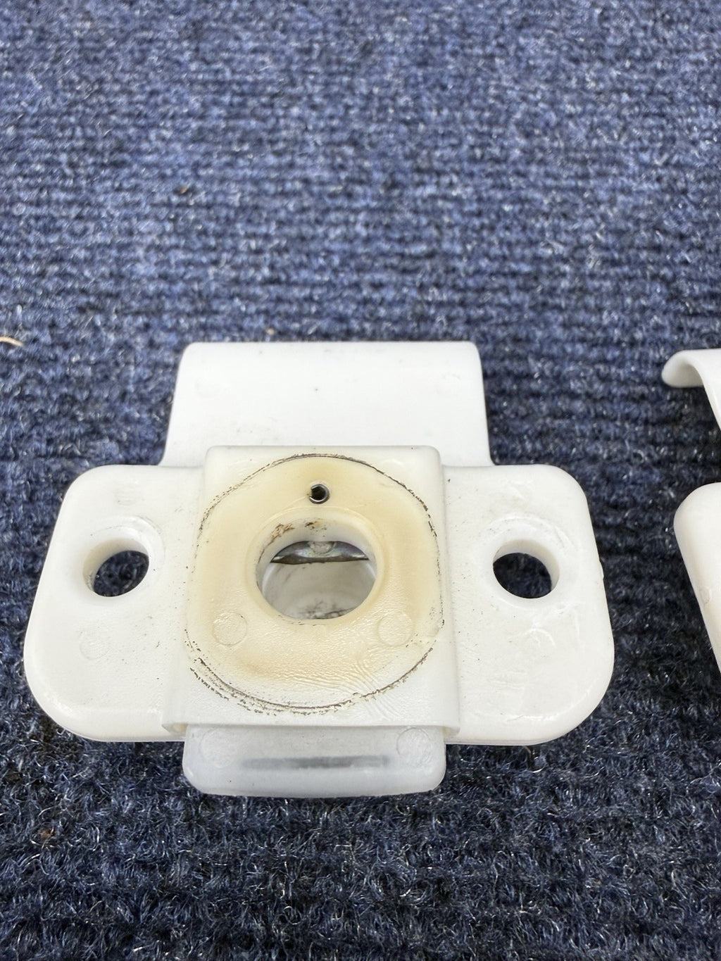 1994-1998 Ford Mustang Lower Rear Seat Retainers Brackets Hardware OEM Factory