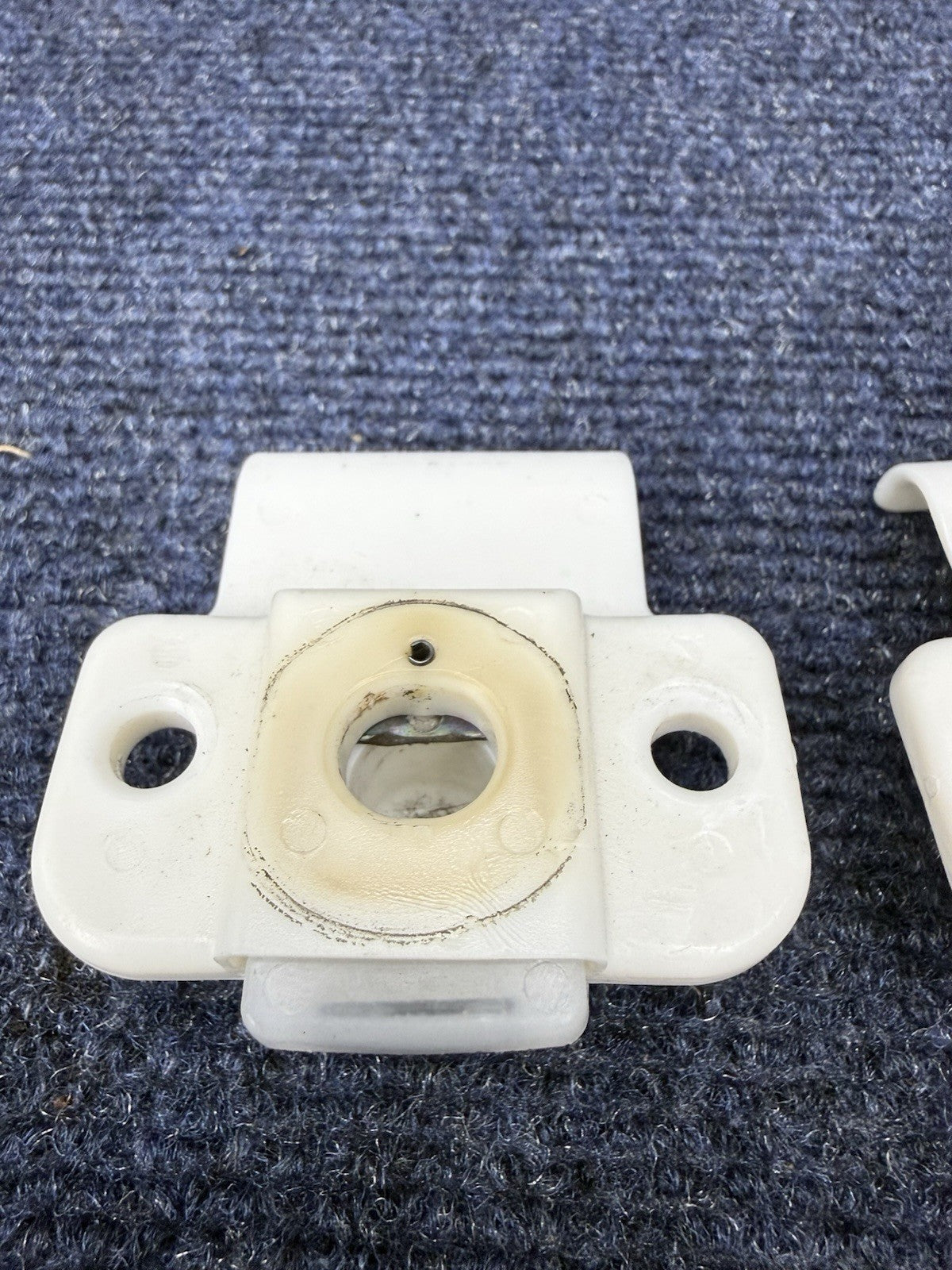 1994-1998 Ford Mustang Lower Rear Seat Retainers Brackets Hardware OEM Factory