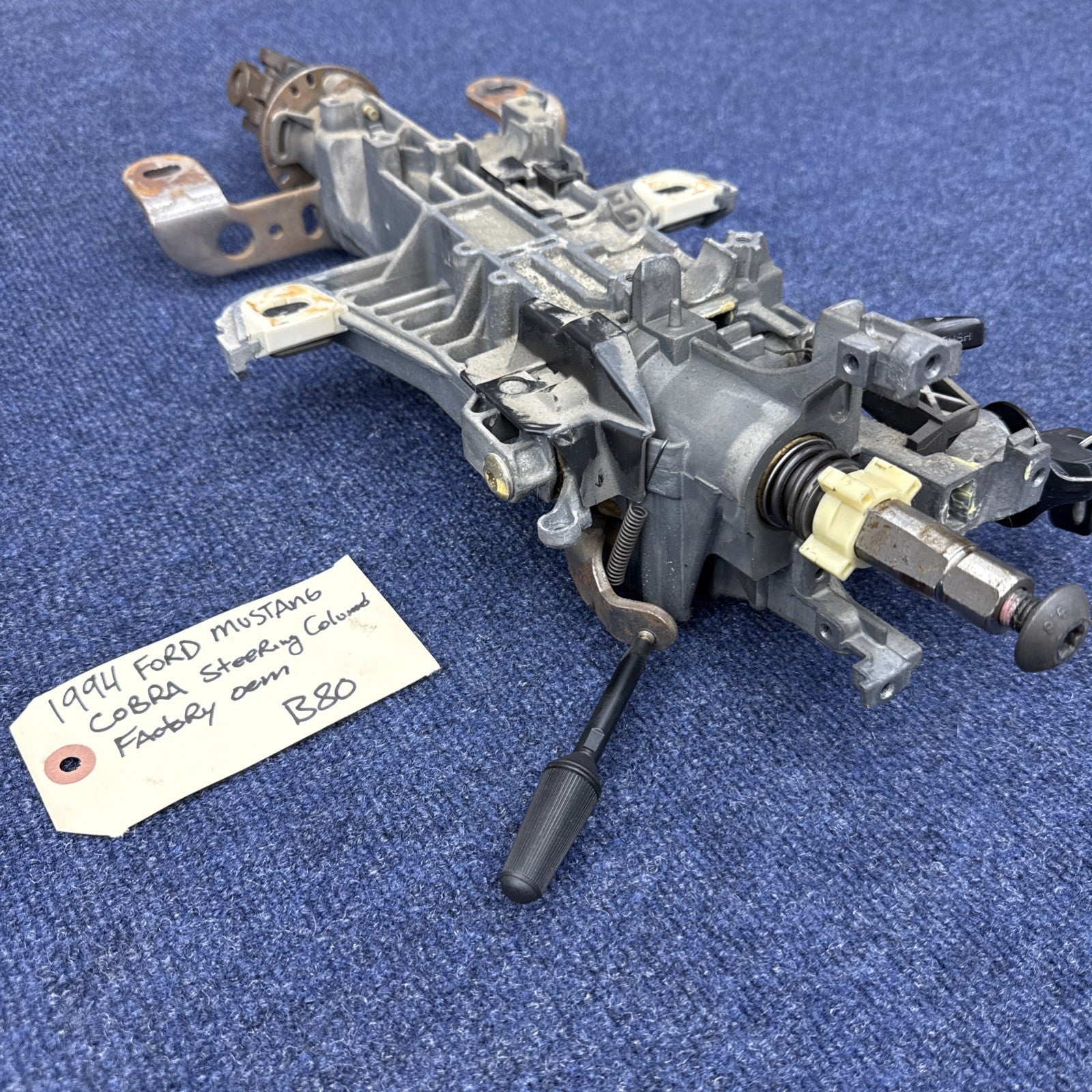 94 1994 Ford Mustang Svt Cobra OEM Manual Steering Column Assembly Factory Sn95