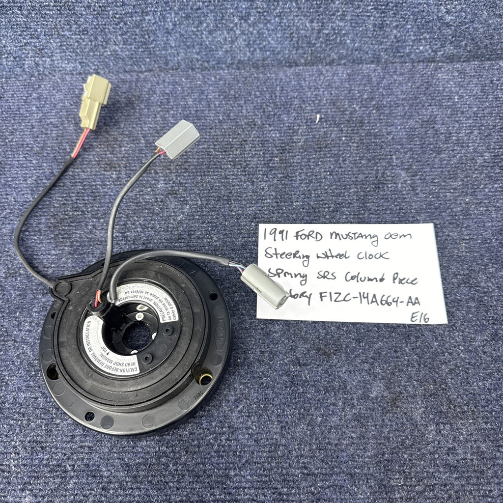 90-91 Ford Mustang Clock Spring F0ZC-14A664 Steering Wheel Bag Factory OEM