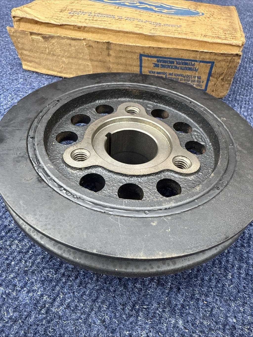 1962-77 Ford Mustang Falcon Bronco Mercury NOS 170 200 CRANKSHAFT PULLEY DAMPER