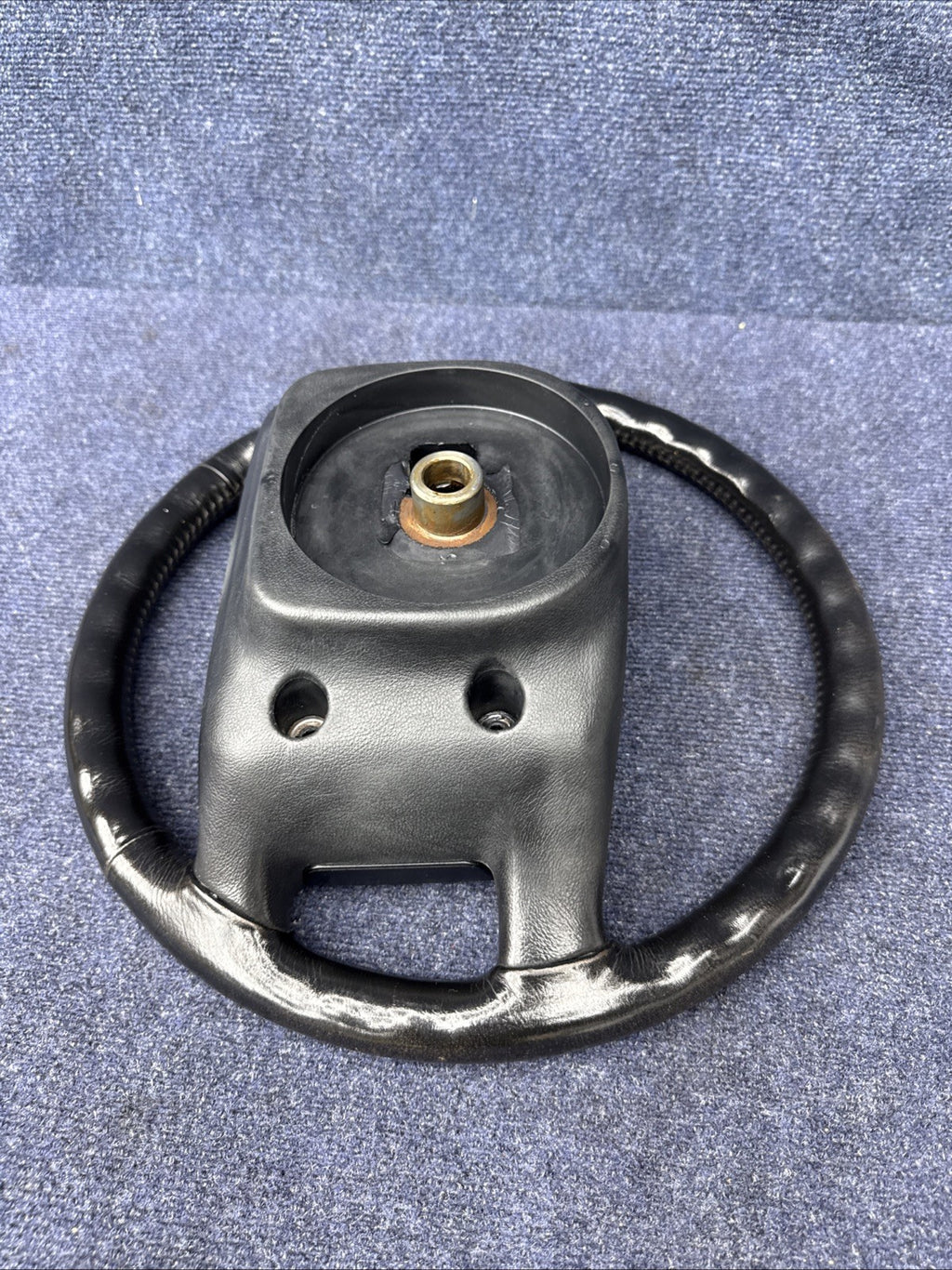 90-93 Ford Mustang Black Steering Wheel Leather  Factory OEM Coupe Hatch Stock