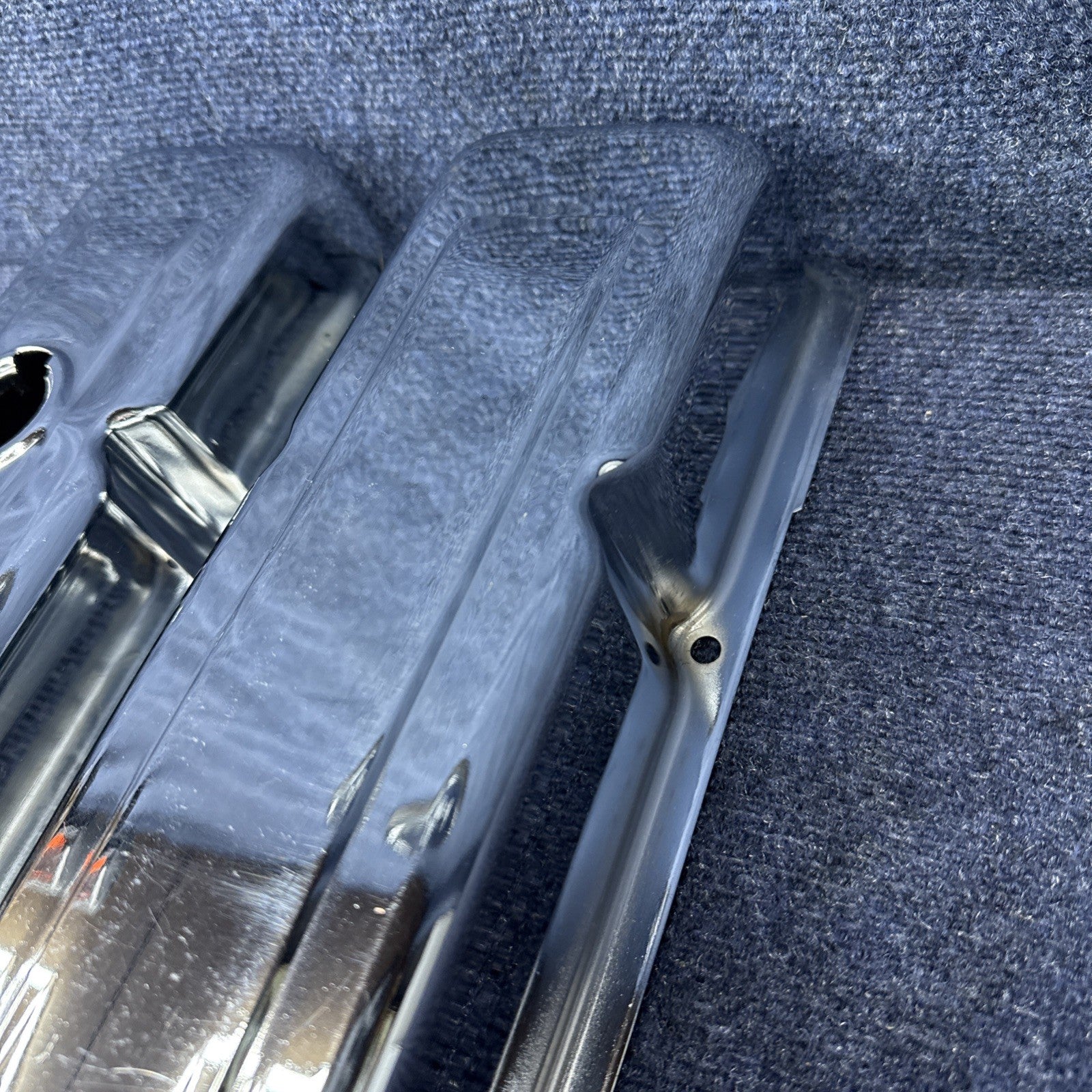 1958-86 CHEVY SMALL BLOCK 283-305-327-350-400 SHORT VALVE COVERS  Chrome Sbc