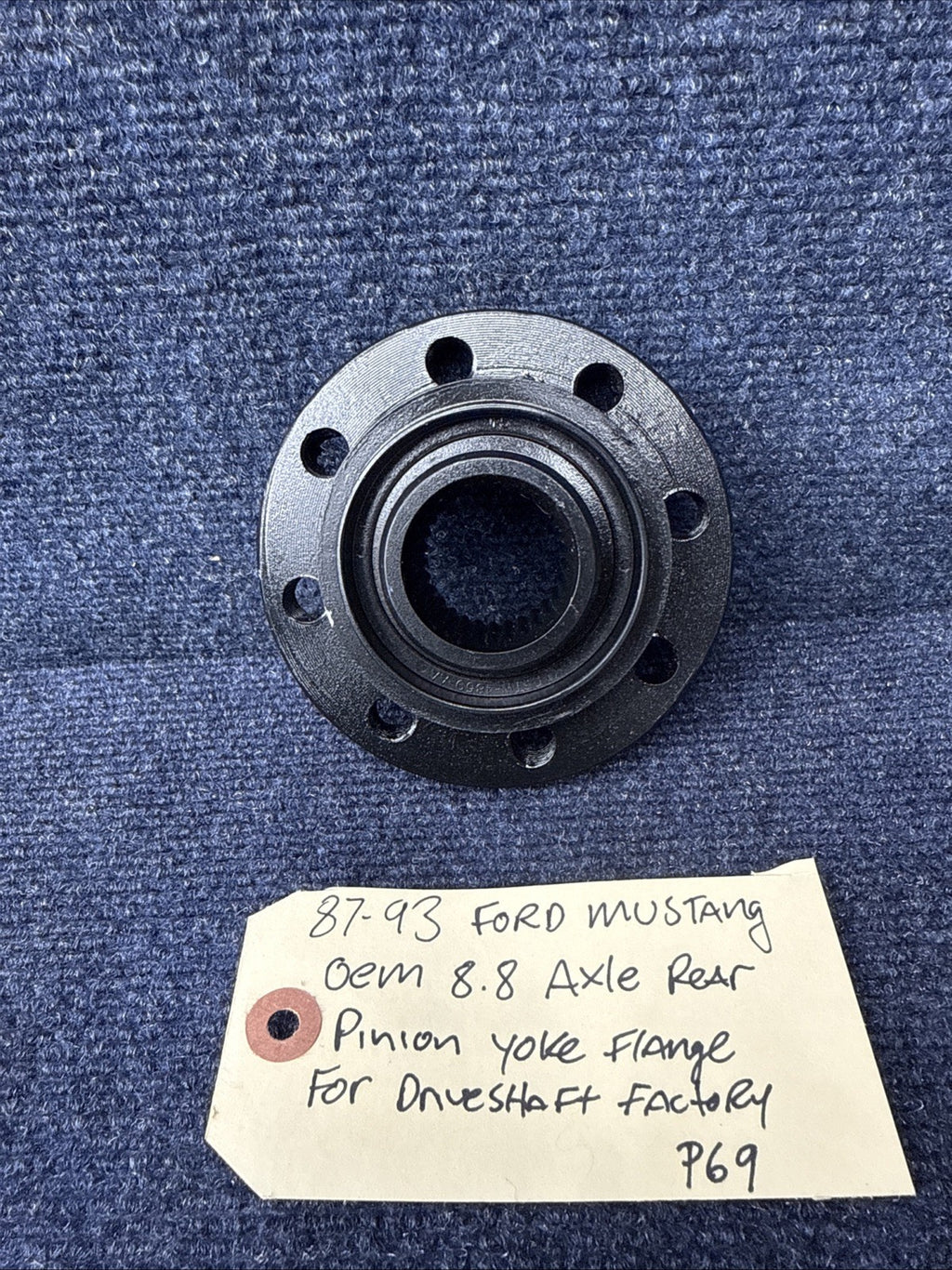 87-93 Ford Mustang 8.8 Axle Rear Pinion Yoke Flange Driveshaft OEM 3.50" Factory