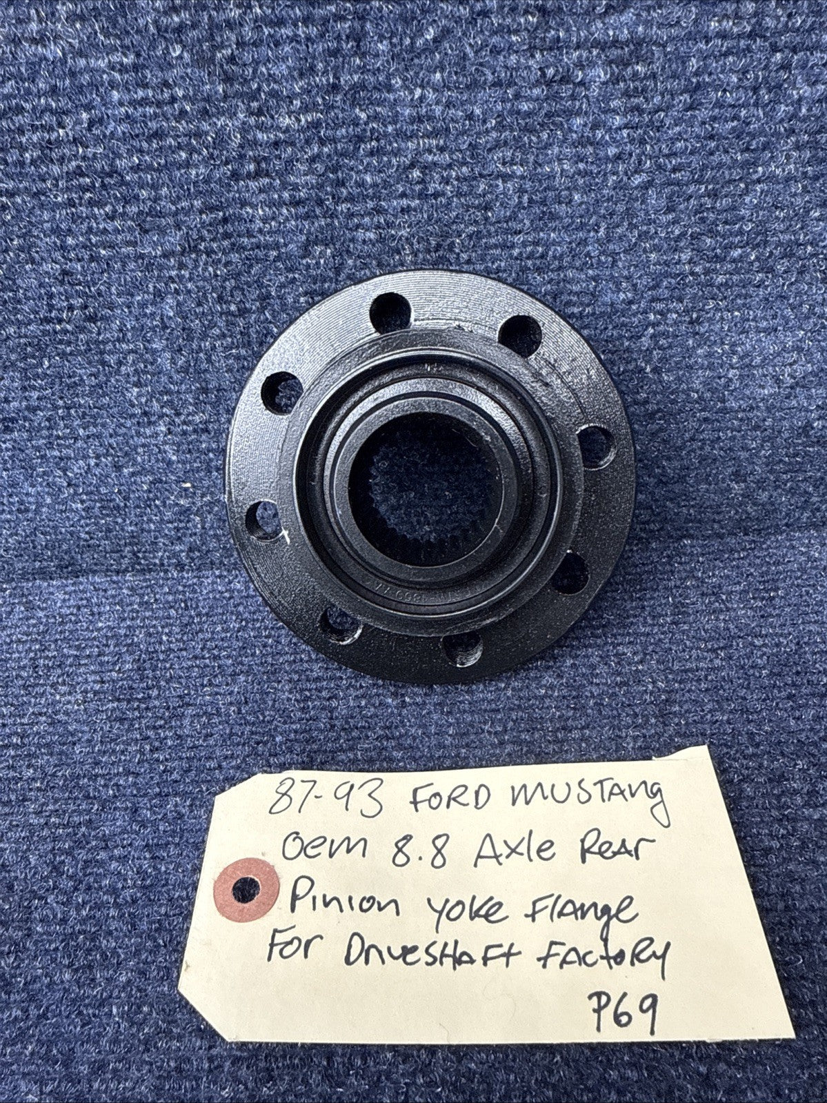 87-93 Ford Mustang 8.8 Axle Rear Pinion Yoke Flange Driveshaft OEM 3.50" Factory
