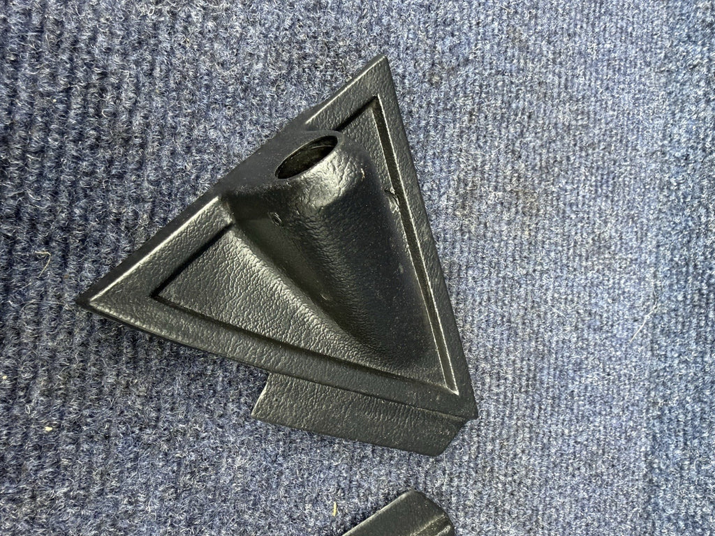 1979-1986 Mustang Manual Door Side Mirror Trim Cover Interior Bezel 79-86 Set