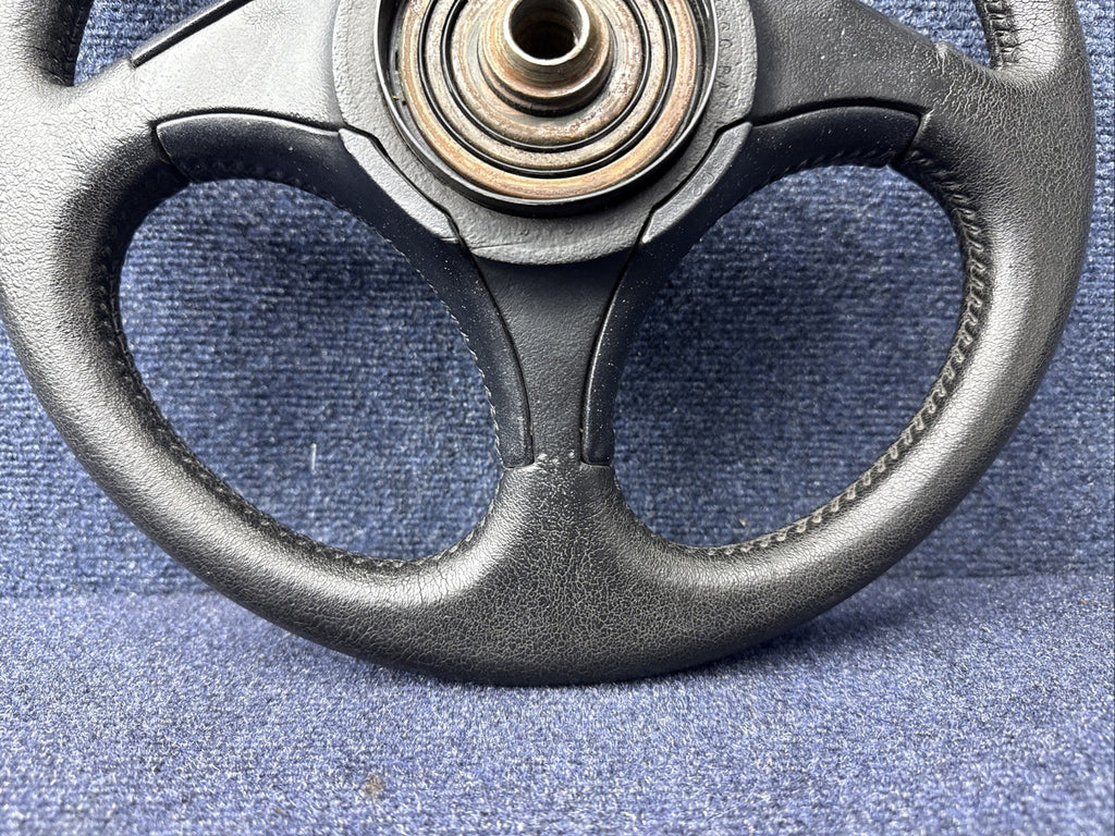 1984 85 86 ford mustang GT350 SVO factory leather steering wheel OEM Ford MINT