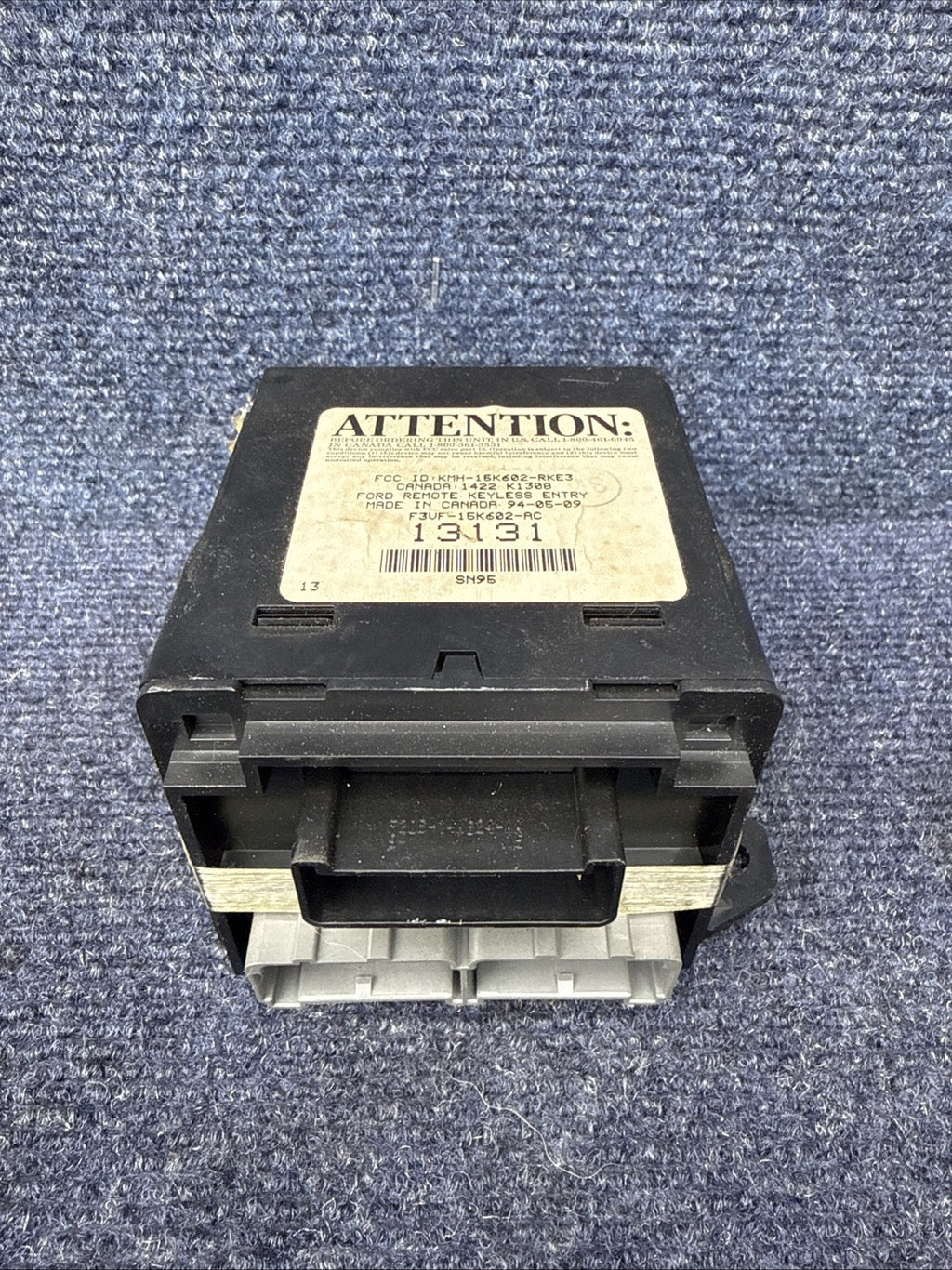 1994-1998 Ford Mustang GT Cobra OEM Remote Keyless Entry Module F3VF-15K602-AC
