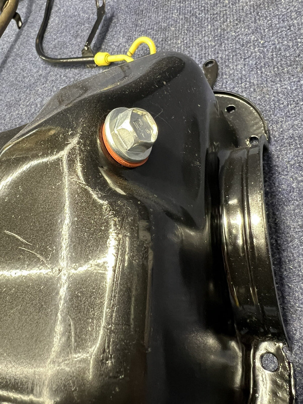 1982-1995 FORD MUSTANG 5.0L ENGINE OIL PAN/flanges/ Pick Up Tube /oil sensor Oem