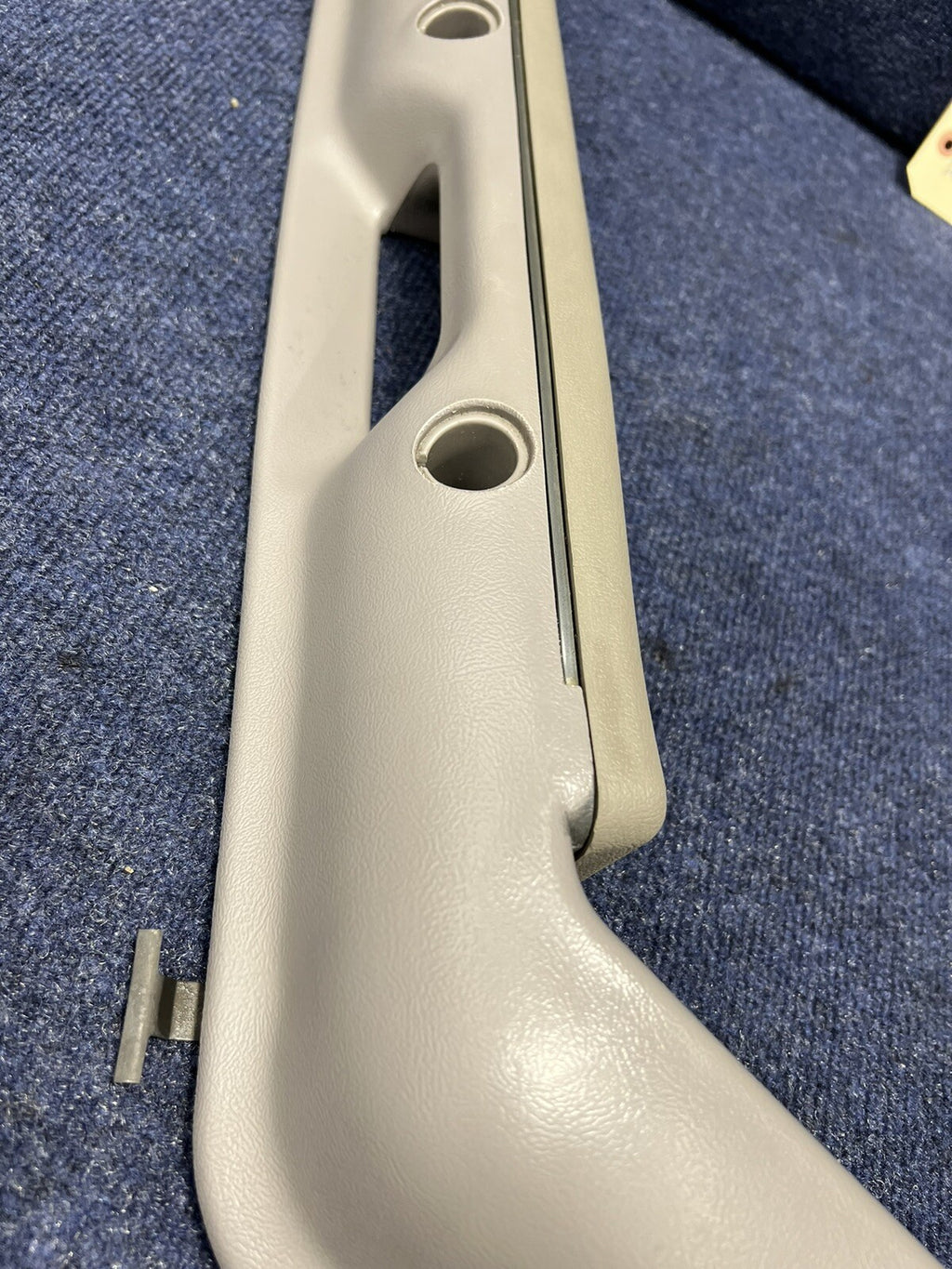 1987-1993 OEM Ford Mustang Grey Front Door Panel Armrests Pull Handle Factory 92