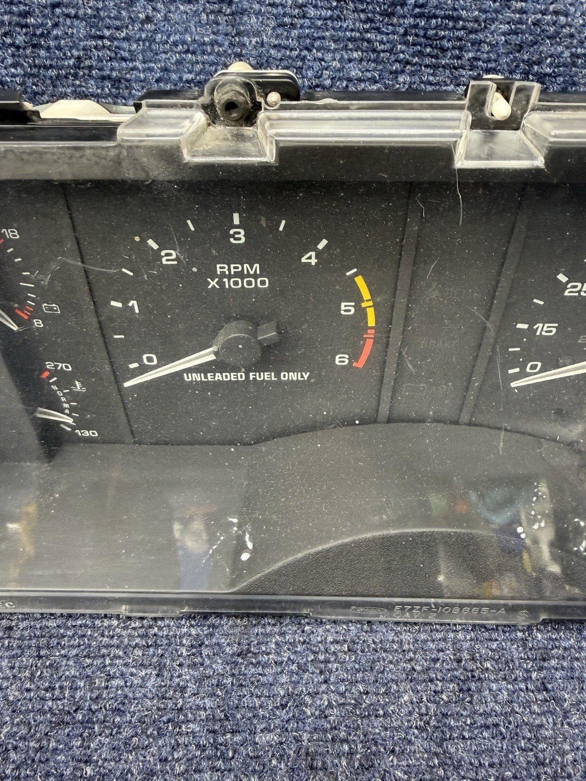 1987-1989 MUSTANG V8 85MPH 6k Rpm GAUGE INSTRUMENT CLUSTER FORD Oem Gt Lx Anti