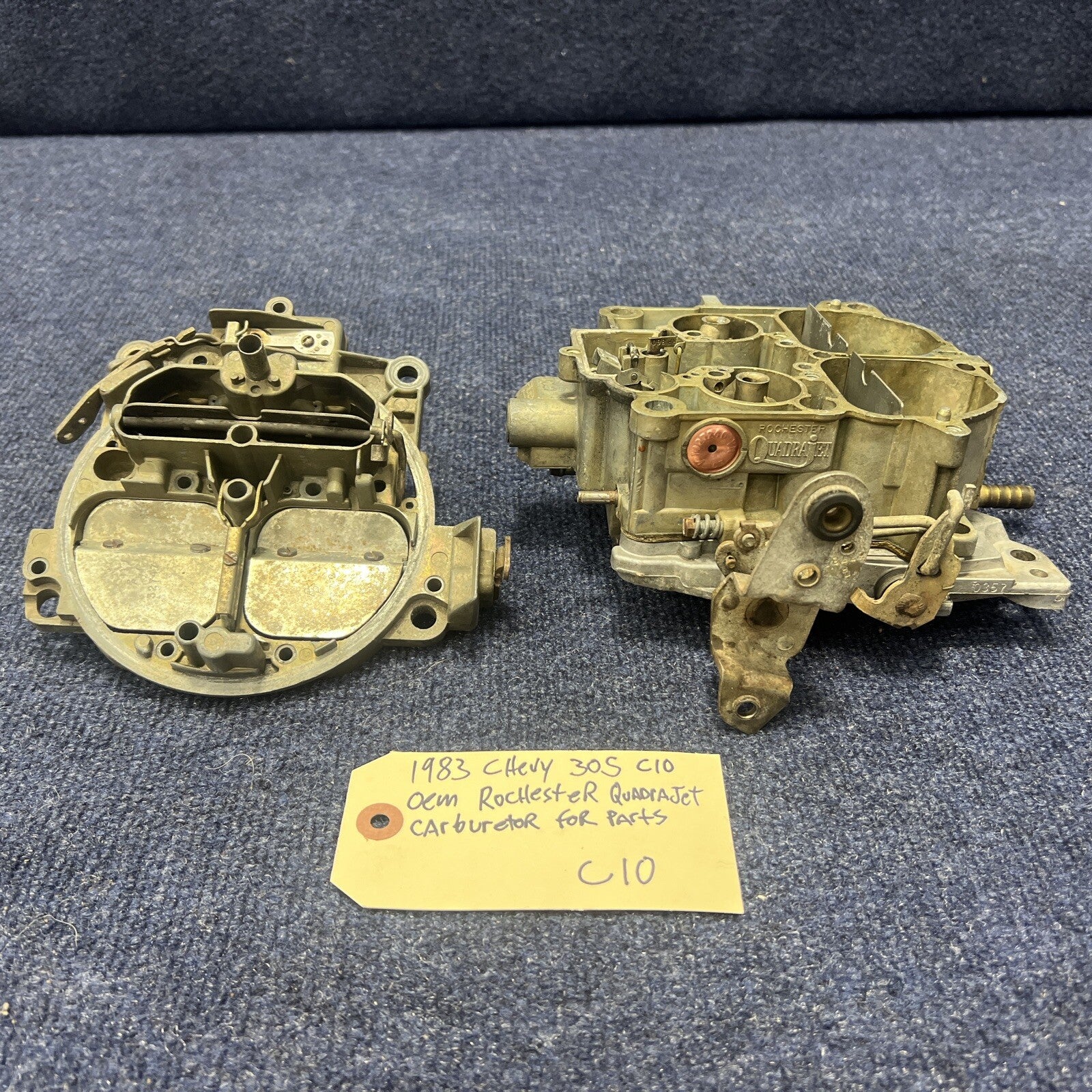 1973-1984 CHEVROLET GMC c10 k10 k5 k30 CARBURETOR 0357 29865 OEM Quadrajet