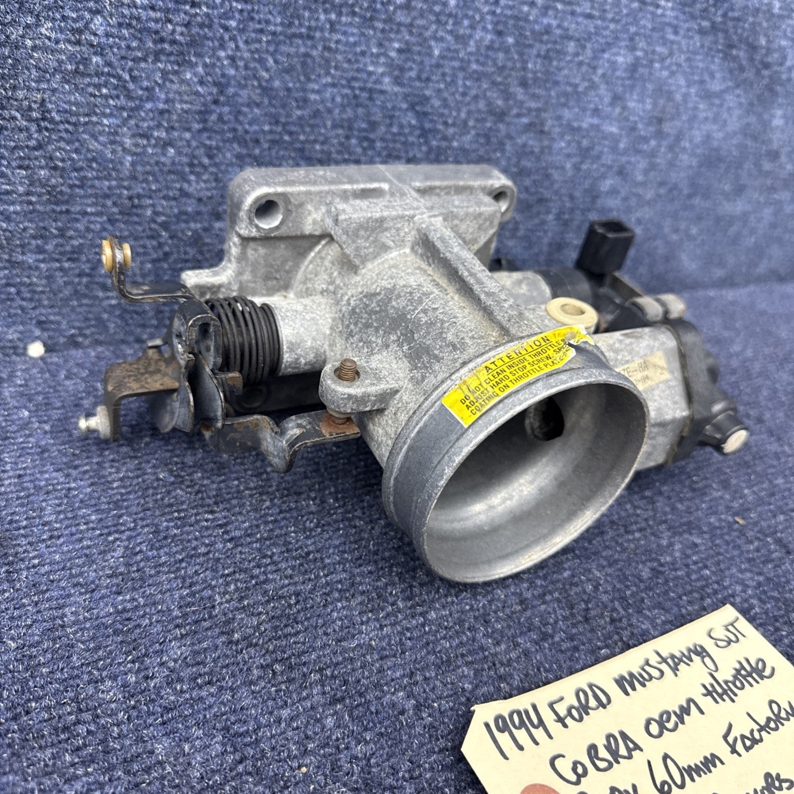 1995 Ford Mustang Svt Cobra 302 5.0L Original Throttle Body OEM 1994 Sn95 5.0