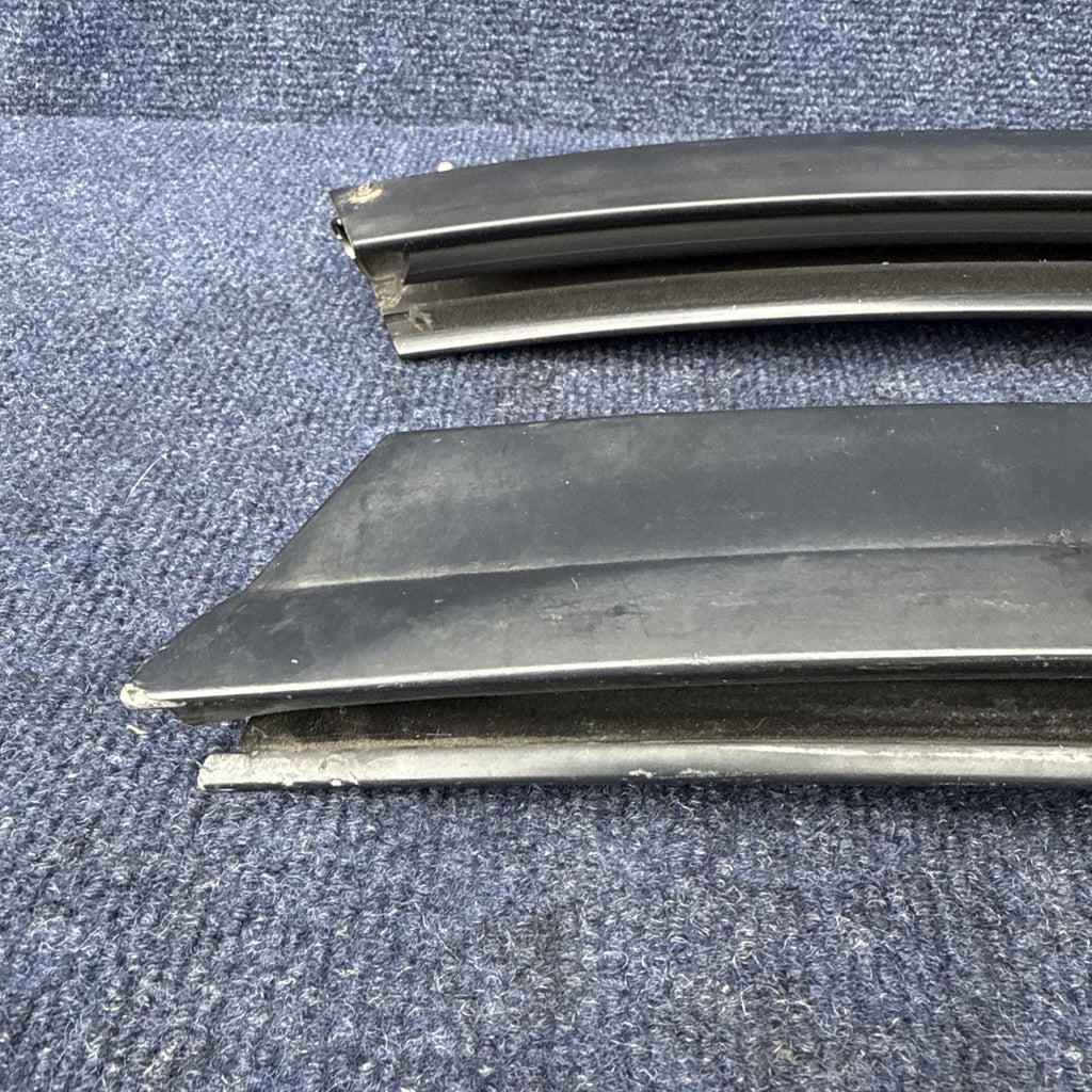 83-93 Mustang RH & LH Convertible Quarter Window Trim Guide Rear OEM 1987-1993