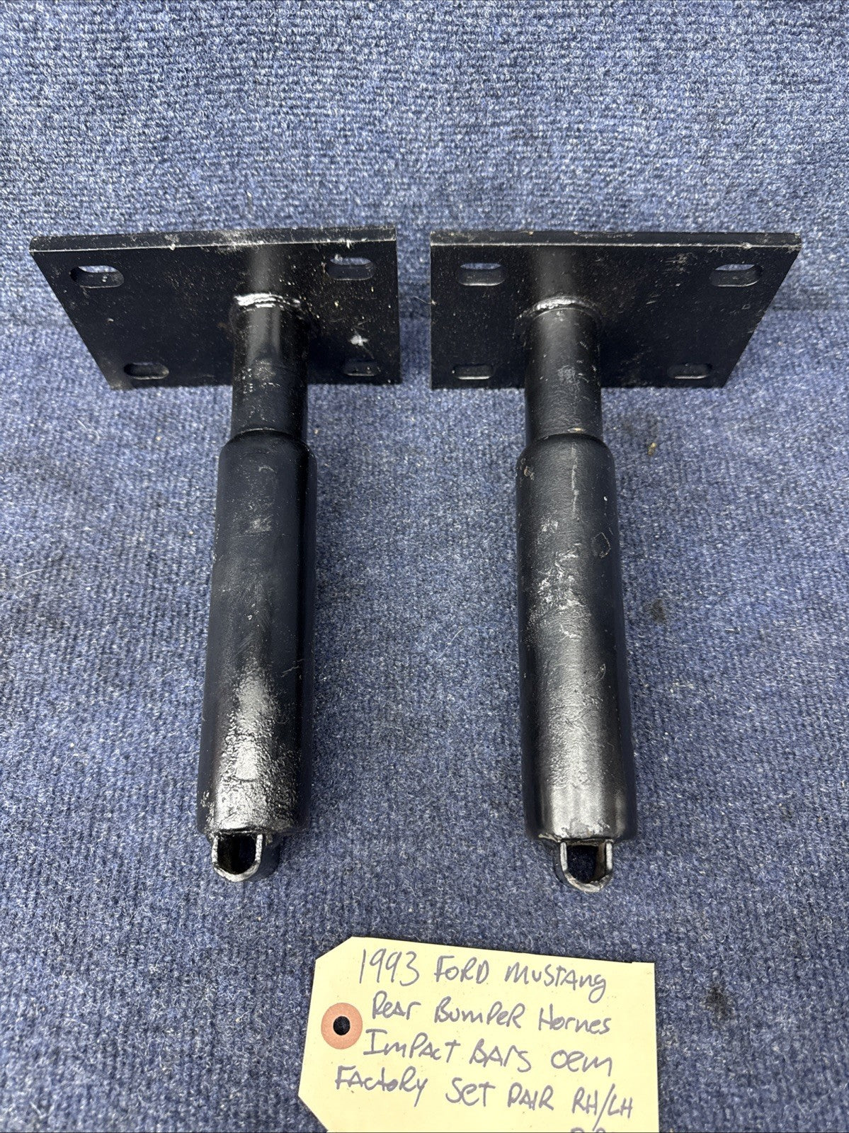 1987 - 1993 Ford Mustang Rear Bumper Crash Impact Absorbers 87-93 OEM Factory