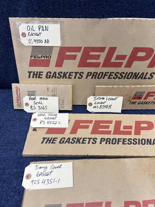 1952 Willys Jeep Gaskets Fel-pro Oil Pan Intake Exhaust Rear Main Valve Timing