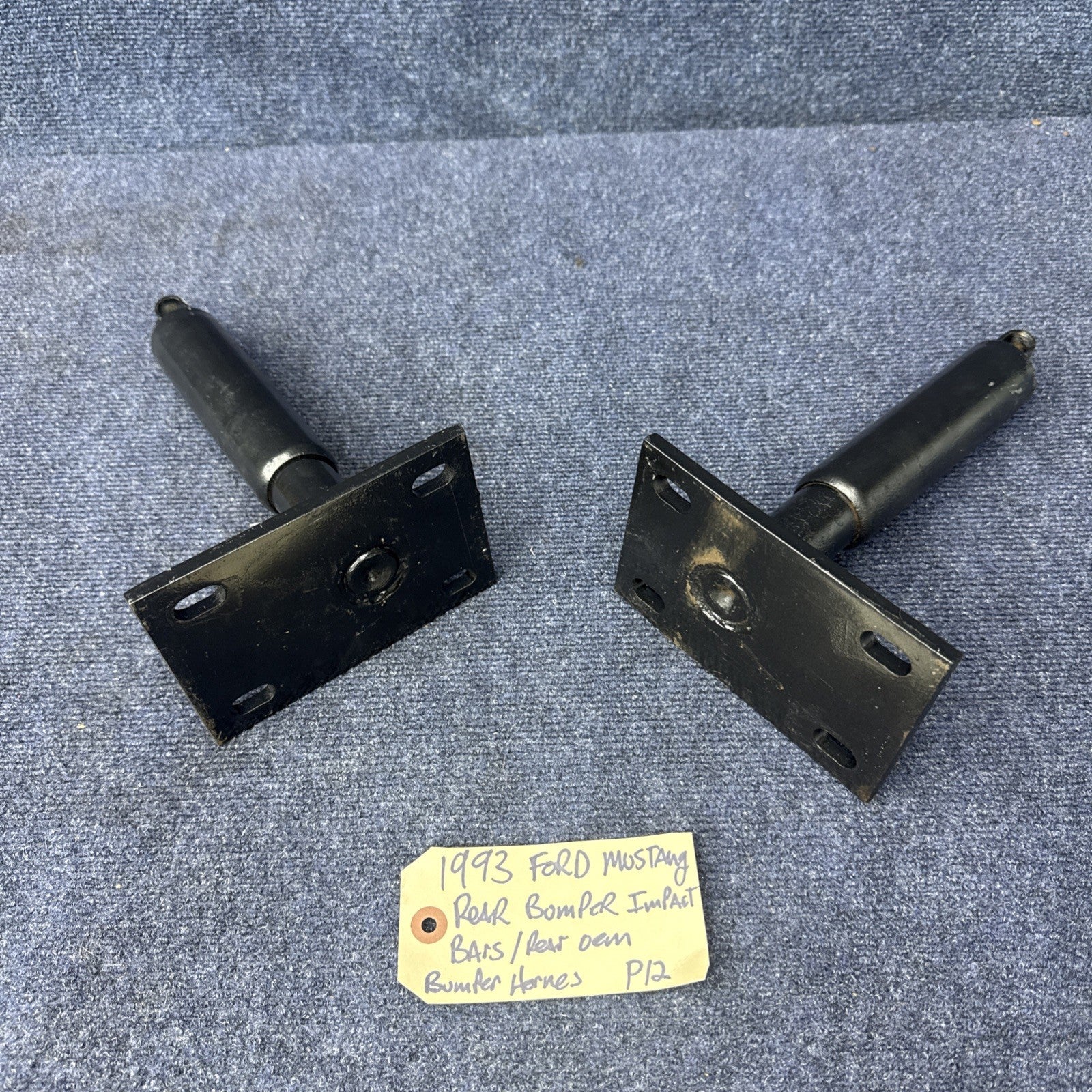 1987 - 1993 Ford Mustang Rear Bumper Crash Impact Absorbers 87-93 OEM Factory