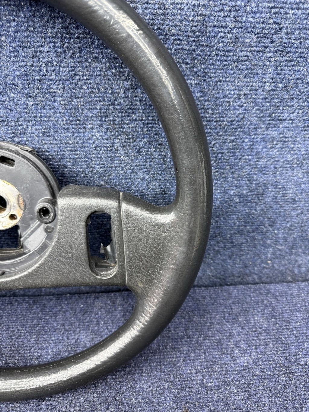 1987-1989 FORD MUSTANG BLACK STEERING WHEEL 87 88 89 OEM GT LX 2 Spoke Factory