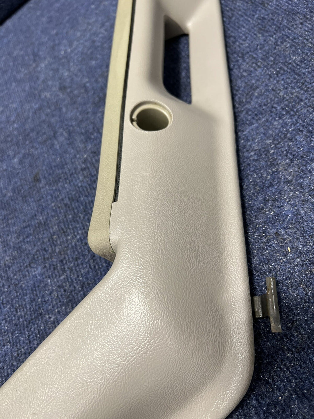 1987-1993 OEM Ford Mustang Grey Front Door Panel Armrests Pull Handle Factory 92