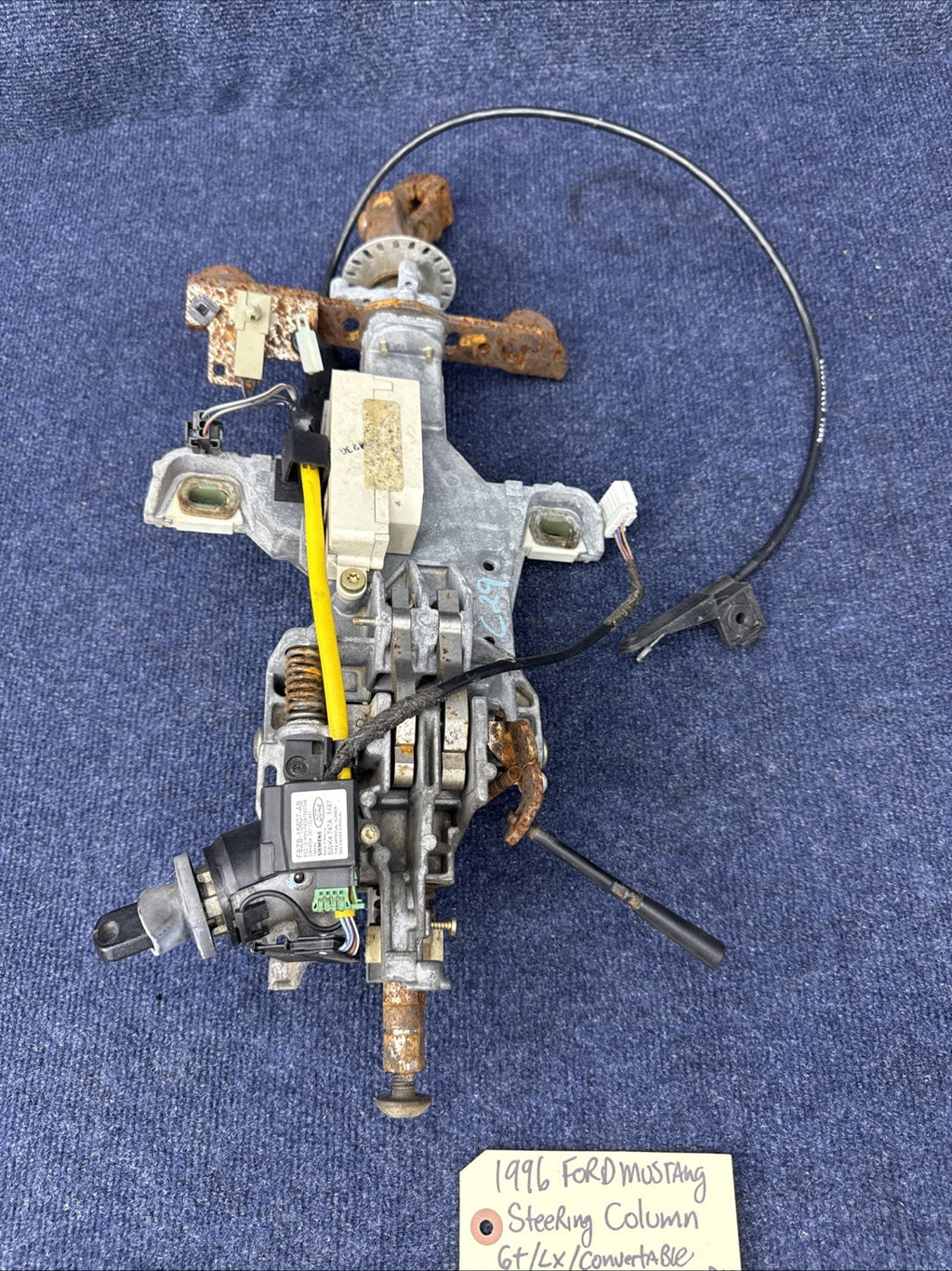 1996 97 98 OEM FORD MUSTANG STEERING COLUMN HOUSING  TILT COLUMN