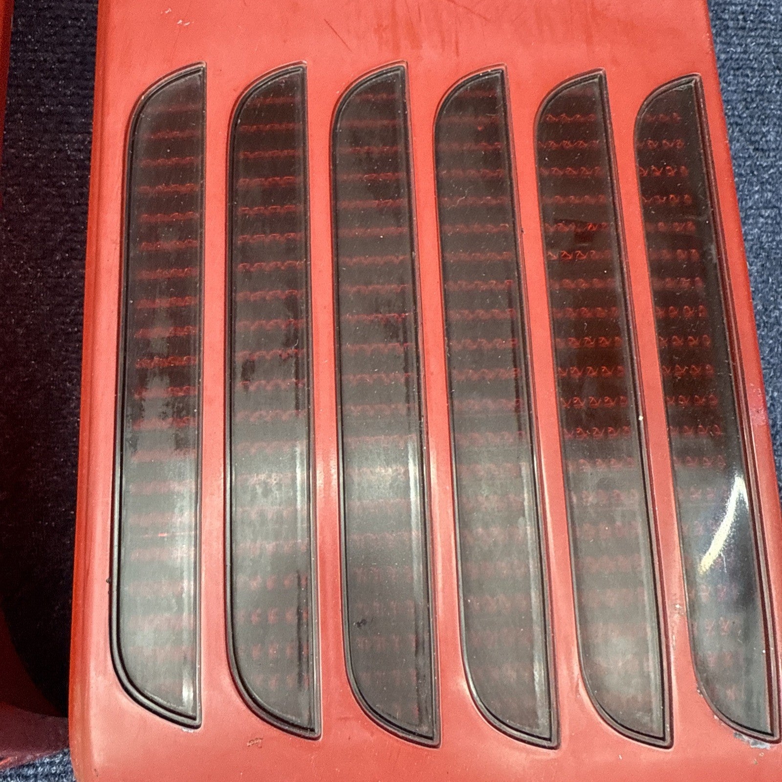 87-93 Ford Mustang GT Tail Light Lens OEM Stock 5.0L LH & Rh Pair Cheese Grader