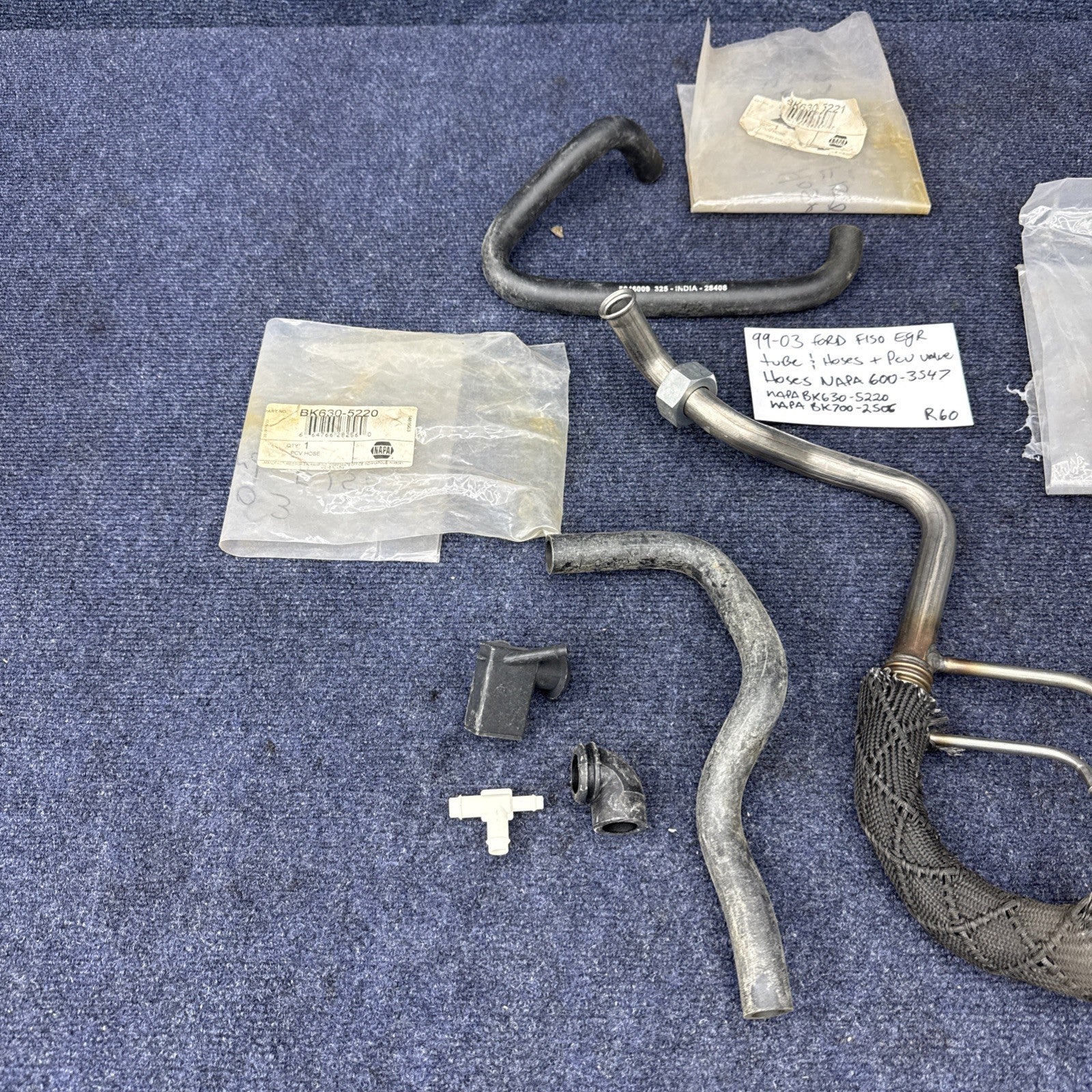Exhaust Gas Recirculation (EGR) Tube & Pcv Hoses   1999-03 Ford F150 Lincoln Lot