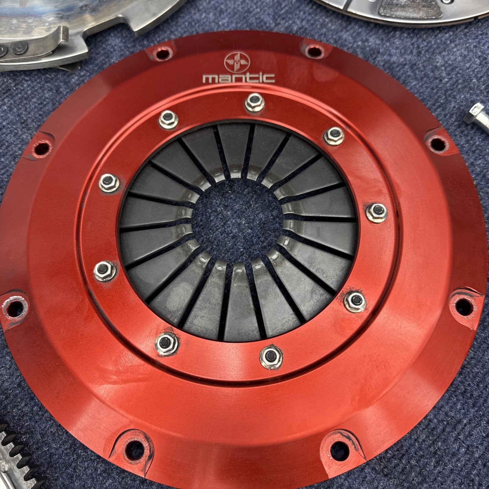 Mantic Twin Plate Ceramic Clutch Kit incl. Billet Flywheel For Corvette LS3