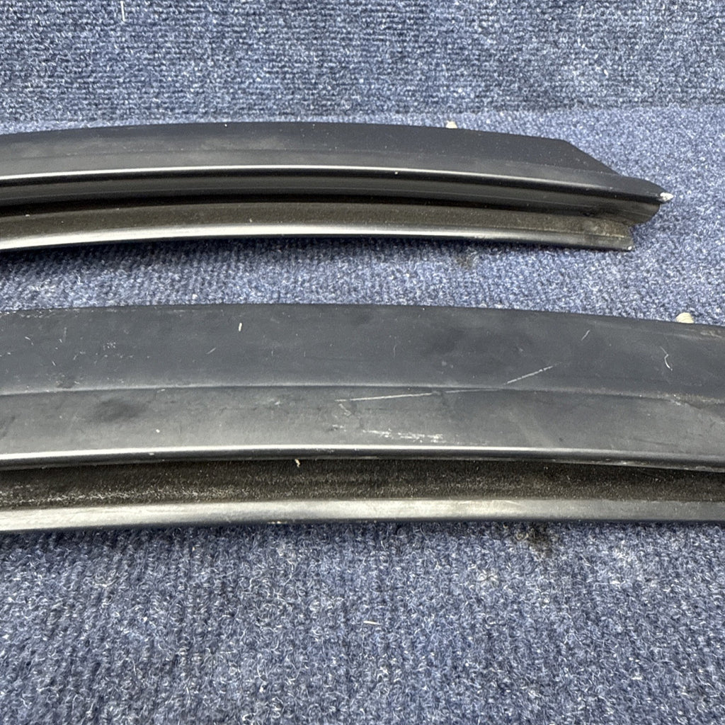 83-93 Mustang RH & LH Convertible Quarter Window Trim Guide Rear OEM 1987-1993