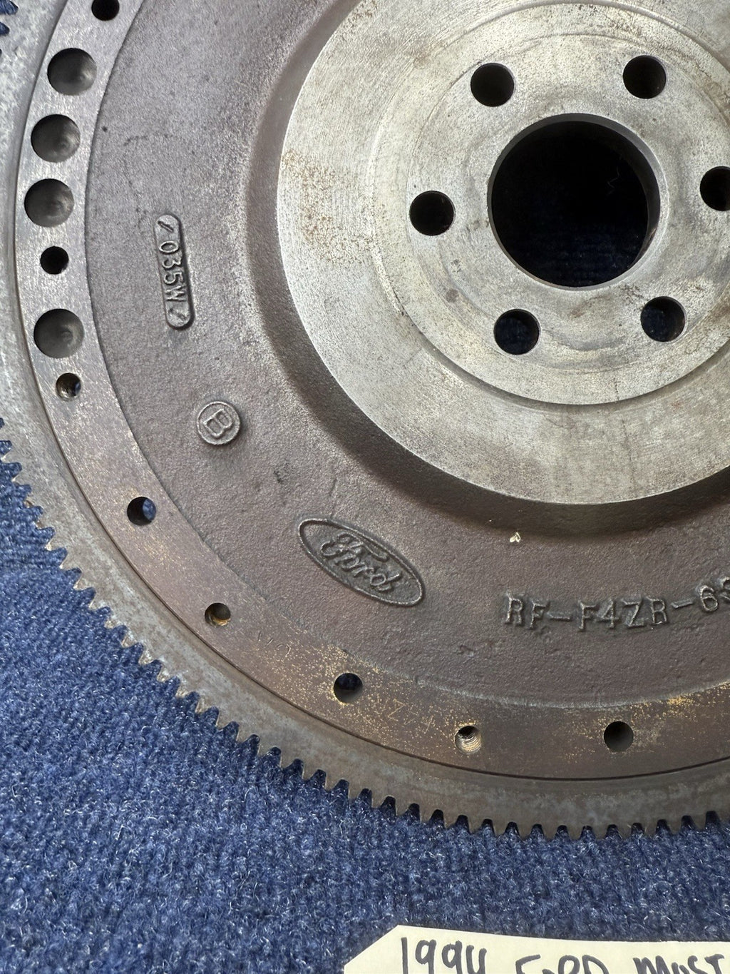 1994-1995 Ford Mustang Svt Cobra 5.0 OEM 50oz Flywheel Factory 302 F4zr-6380-ba