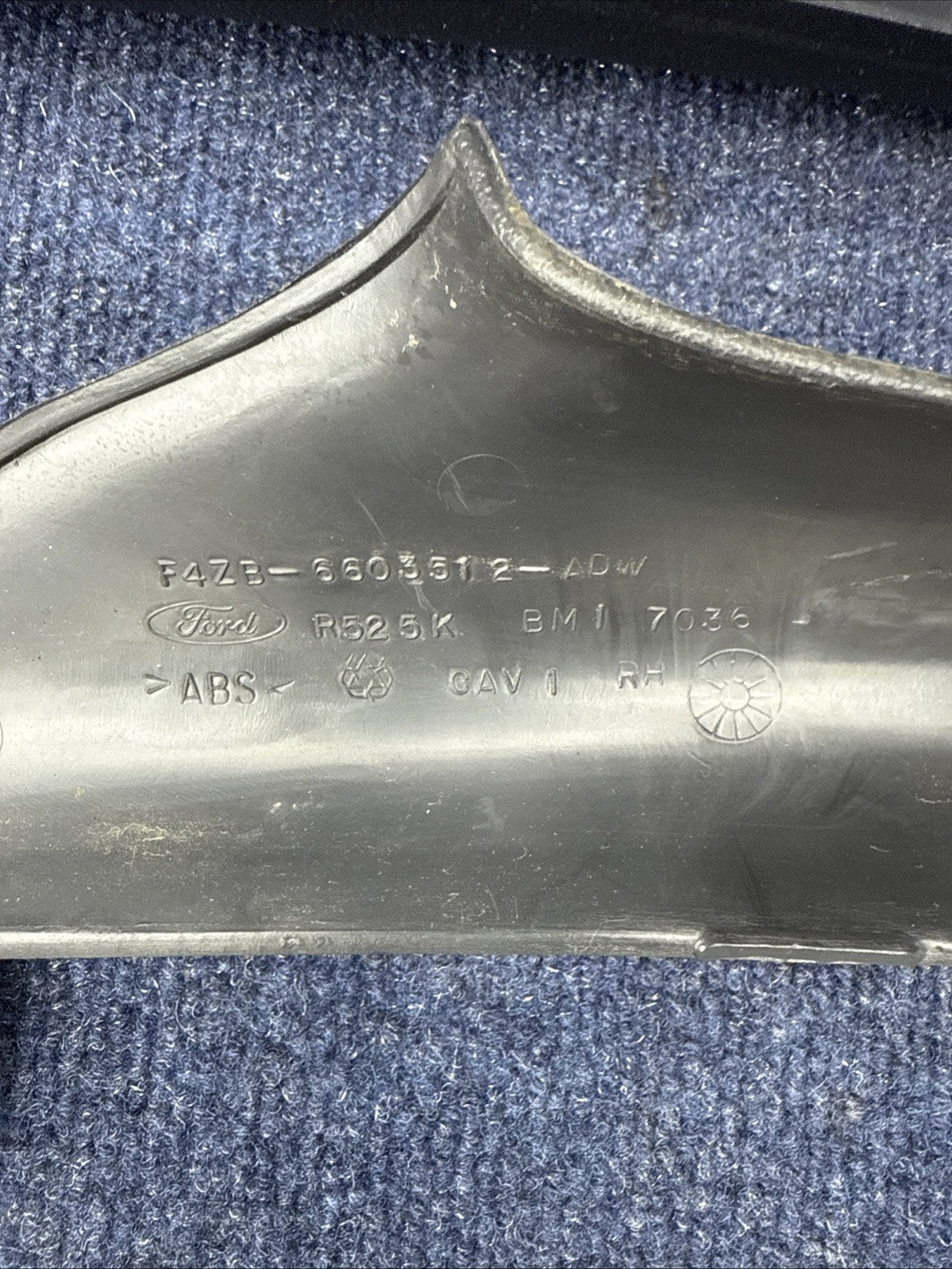 1994 Ford Svt Cobra OEM Black Factory Mustang Coupe Interior A-Pillar Trim 94-98