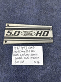 86-87-93 Ford Mustang Factory Upper Intake Manifold Plaque Cover 5.0 V8 OEM GT 