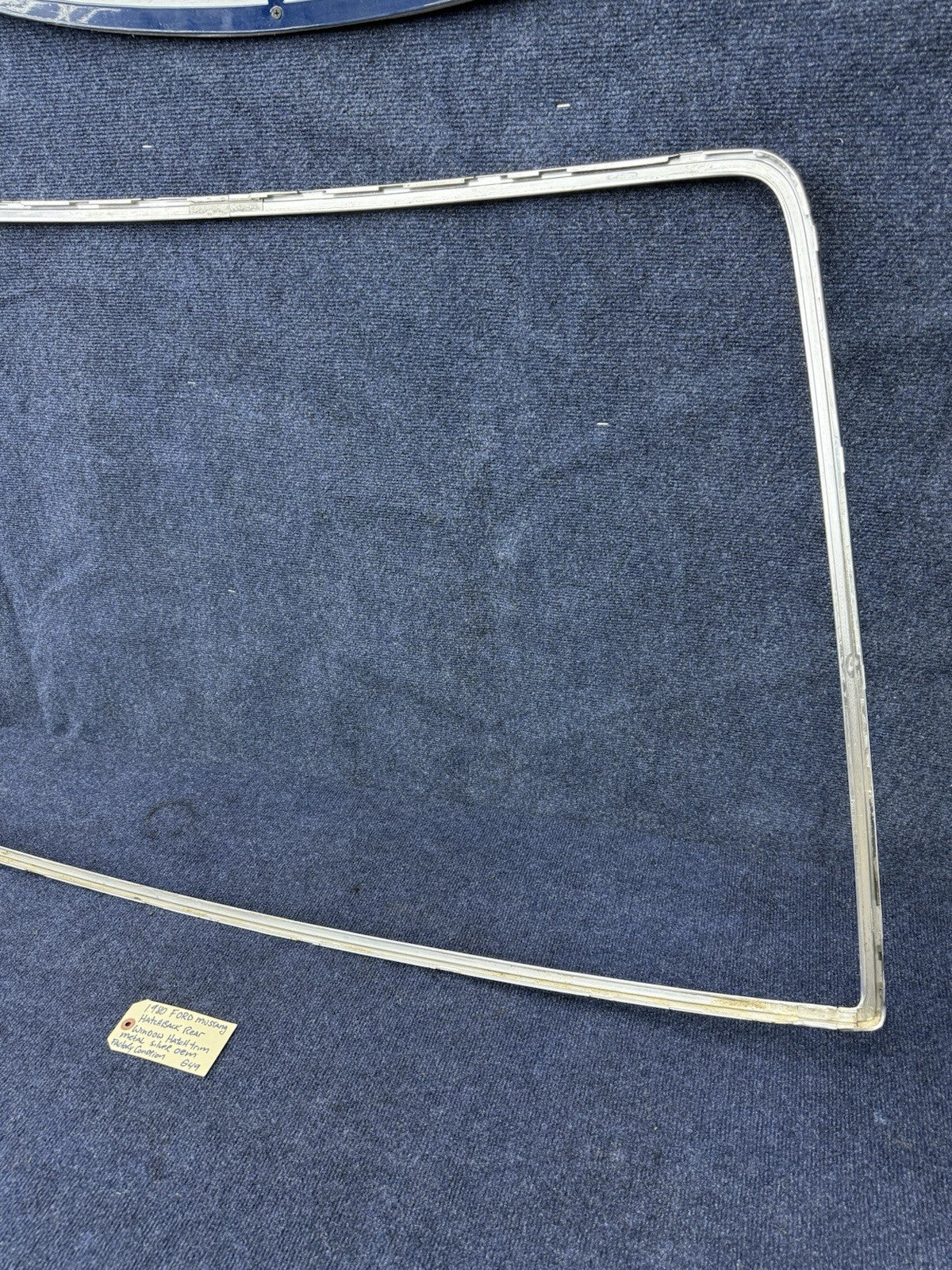 79-86 Mustang Hatch Rear Glass Trim Molding Hatchback Deck Lid 1979-1986 OEM 5.0