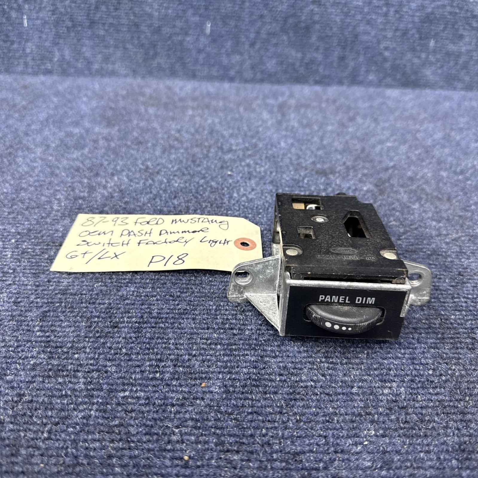 87-93 Ford Mustang Dash Dimmer Switch Interior Instrument Panel Light OEM