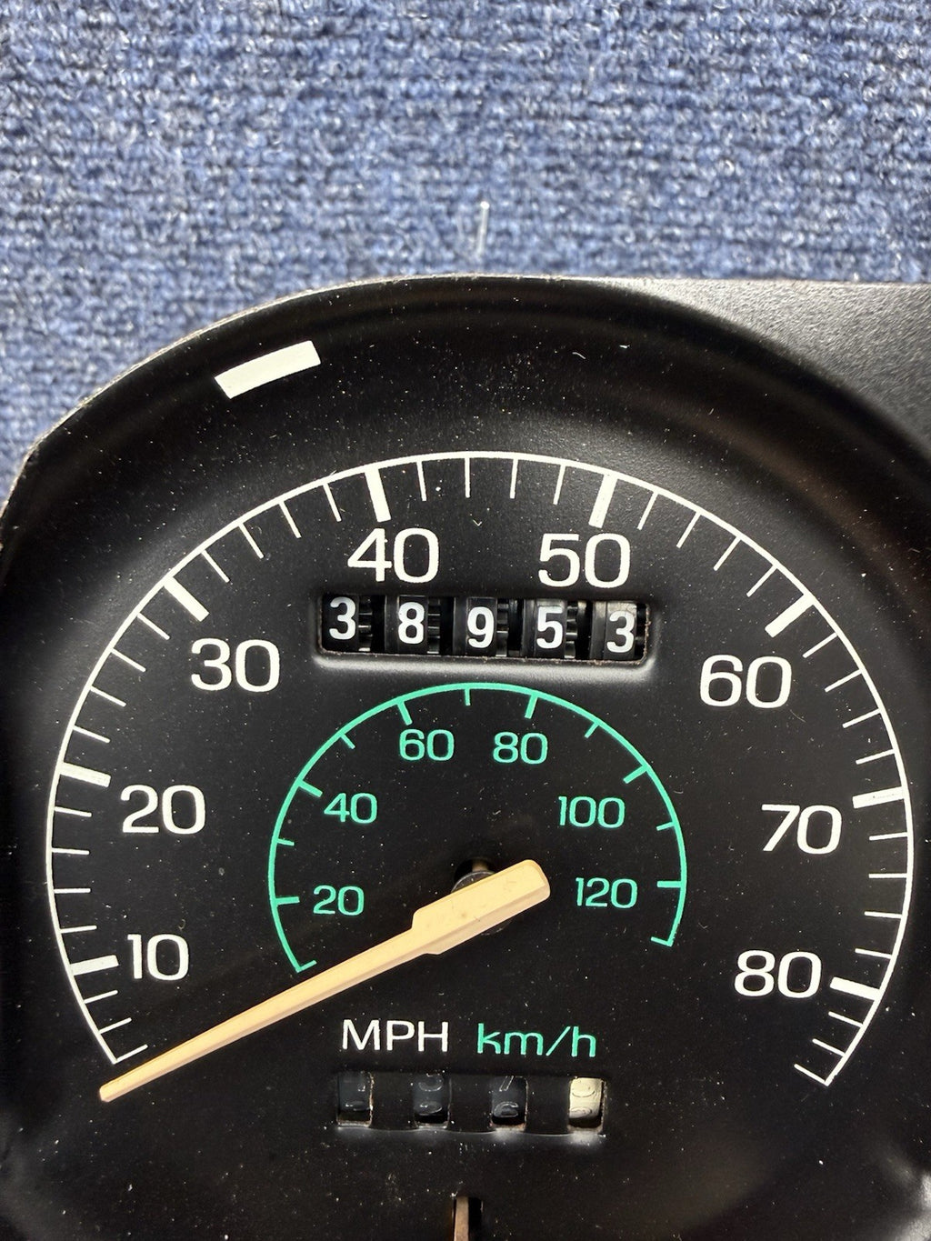 1979-1982 Ford Mustang Speedometer OEM Gauge 80MPH Speedo Factory Stock Green