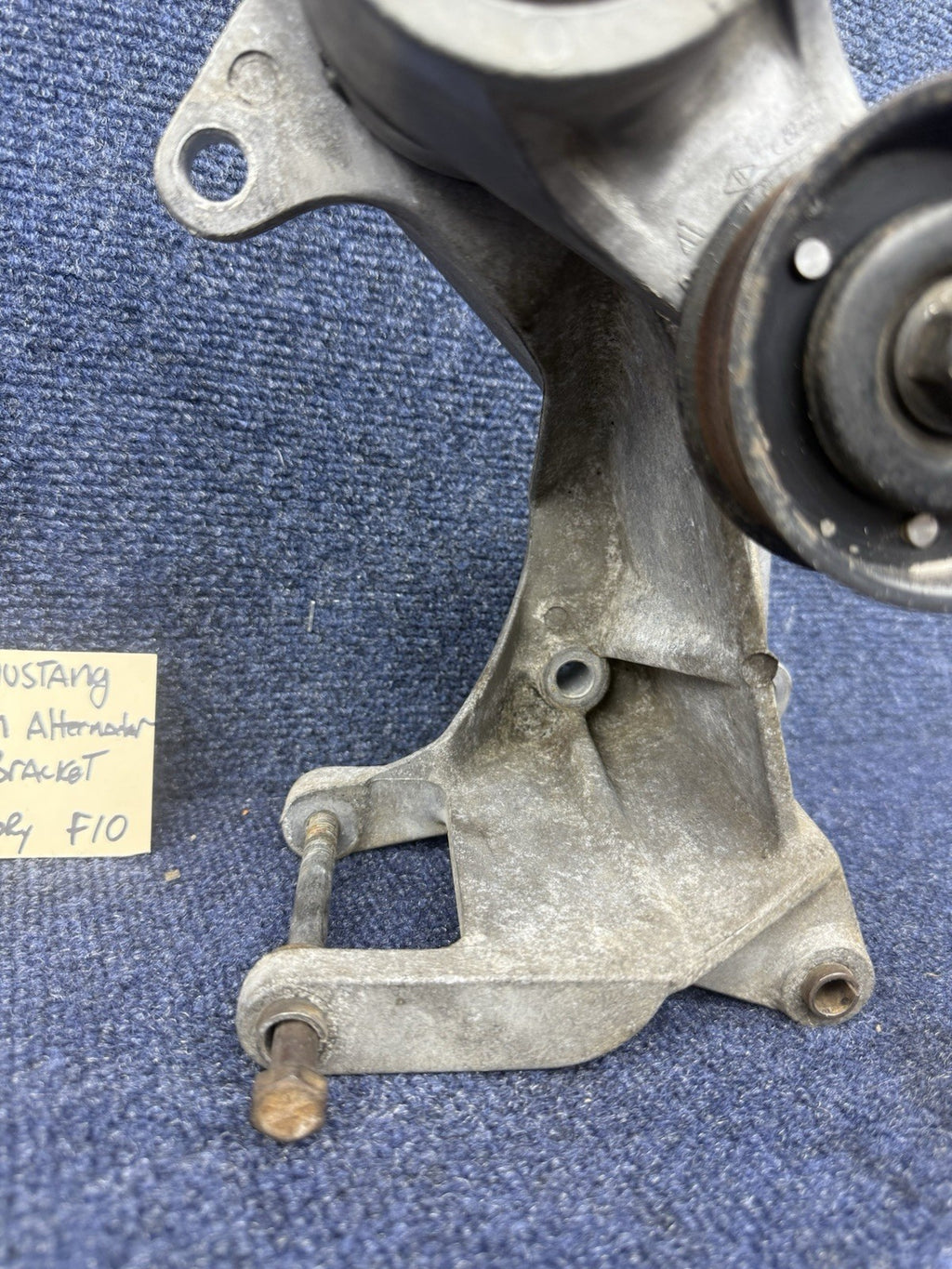85-93 Ford Mustang Alternator Bracket Front Belt Accessory Smog Tensioner OEM V8