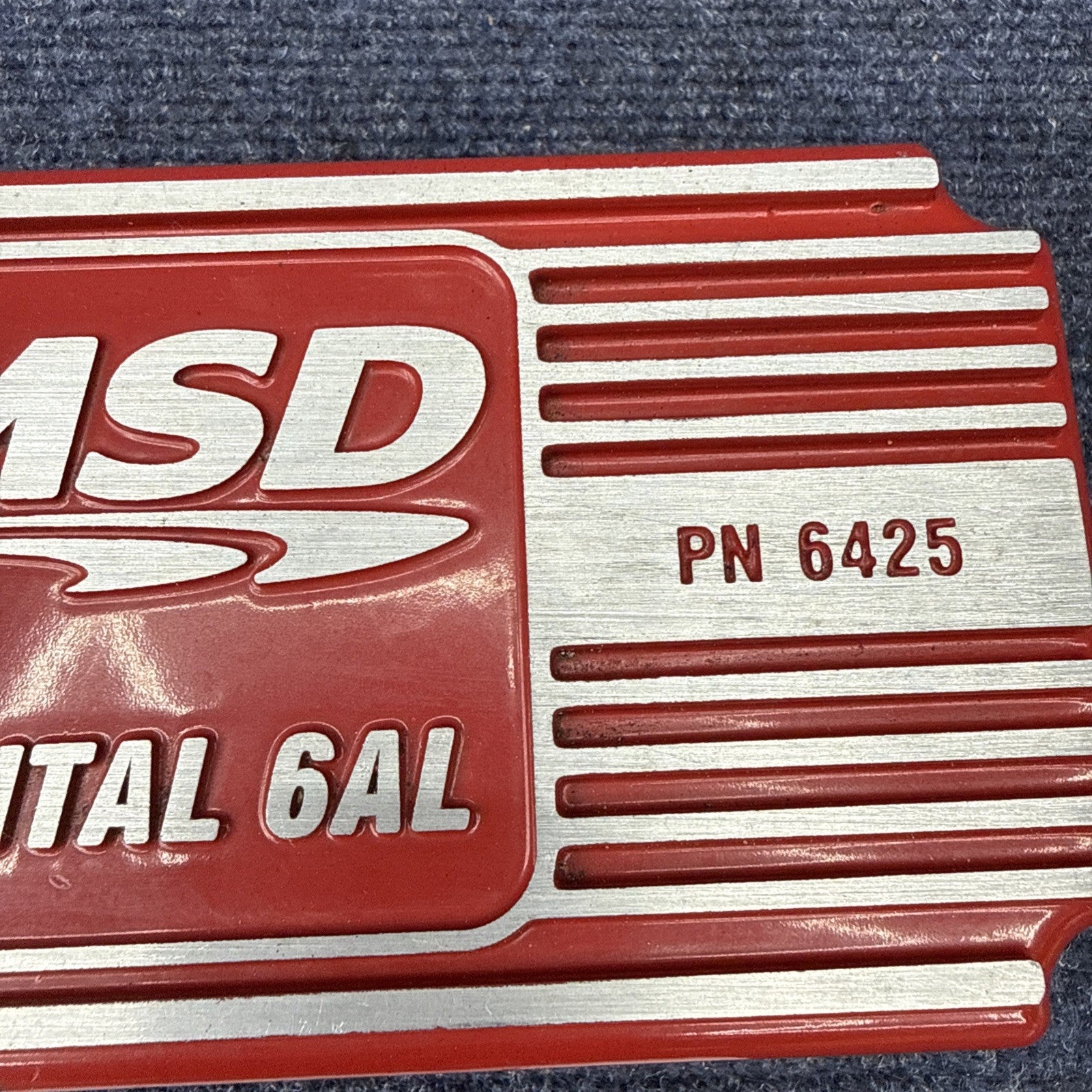 MSD Ignition 6425 Digital 6AL Ignition Control Box W/ Adjustable Rev Limit Red